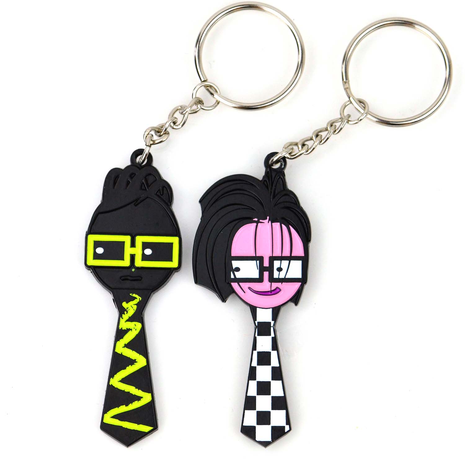 High Quality Cute Metal Keyrings Gift Enamel Key Chain Zinc Alloy Keychain Custom Logo