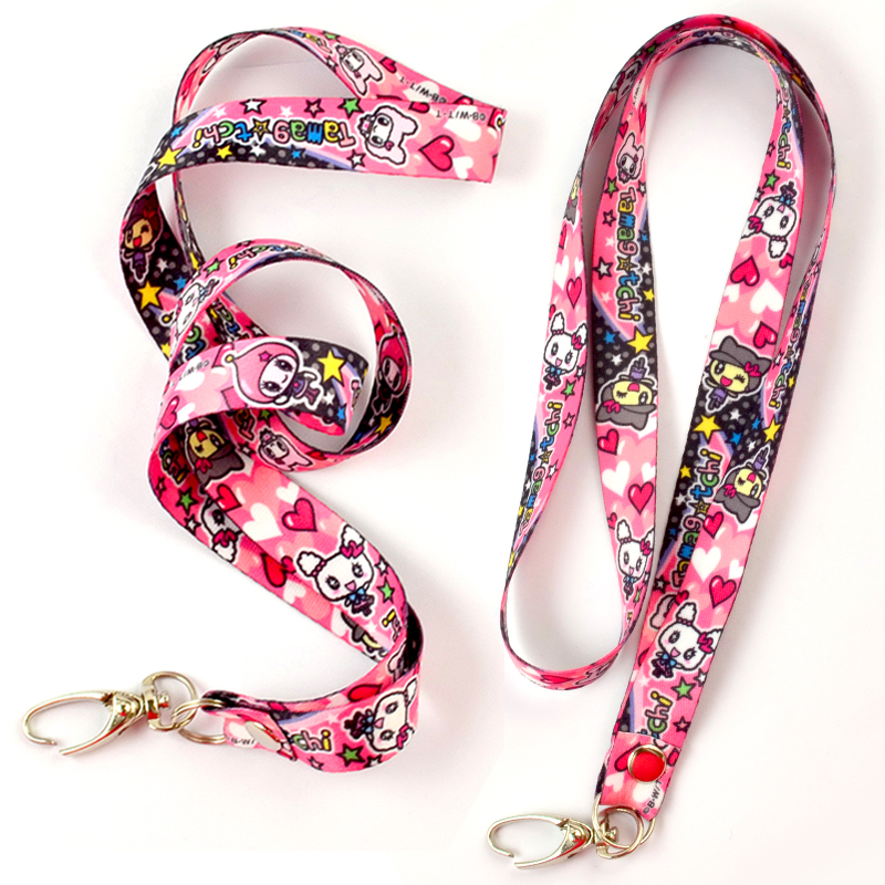 Custom Breakaway Sublimation Neck Lanyard Keychain Designer Polyester Cartoon With Logo