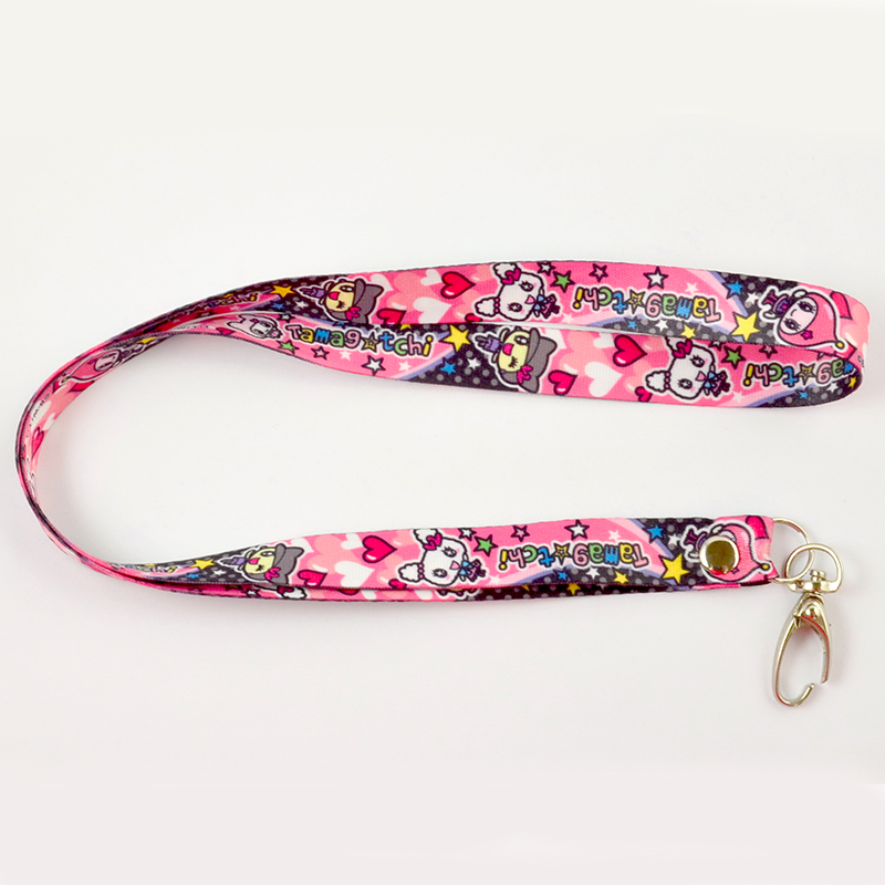 Custom Breakaway Sublimation Neck Lanyard Keychain Designer Polyester Cartoon With Logo