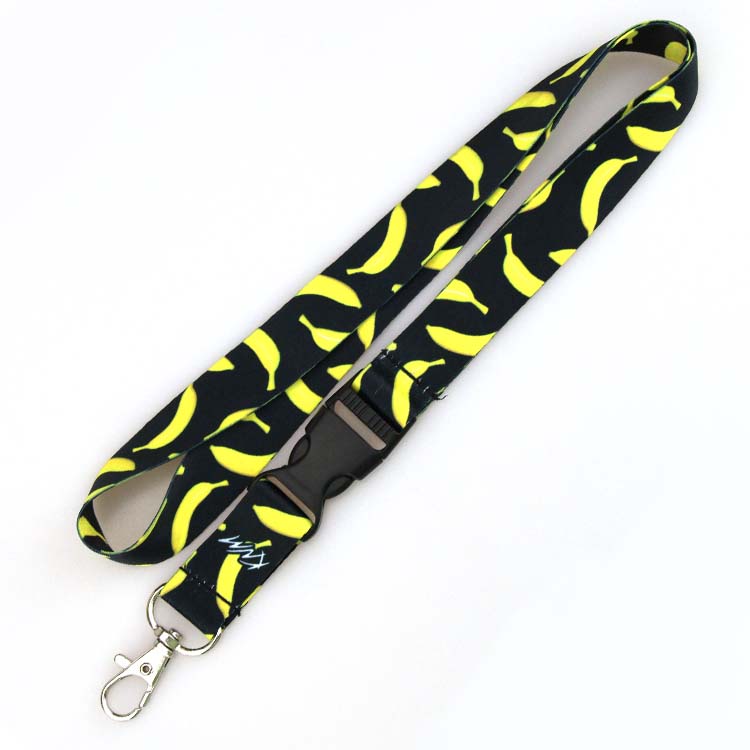 Fashion Sublimation Heat Transfer Customize Keychain Neck Lanyards For Promotions Gifts