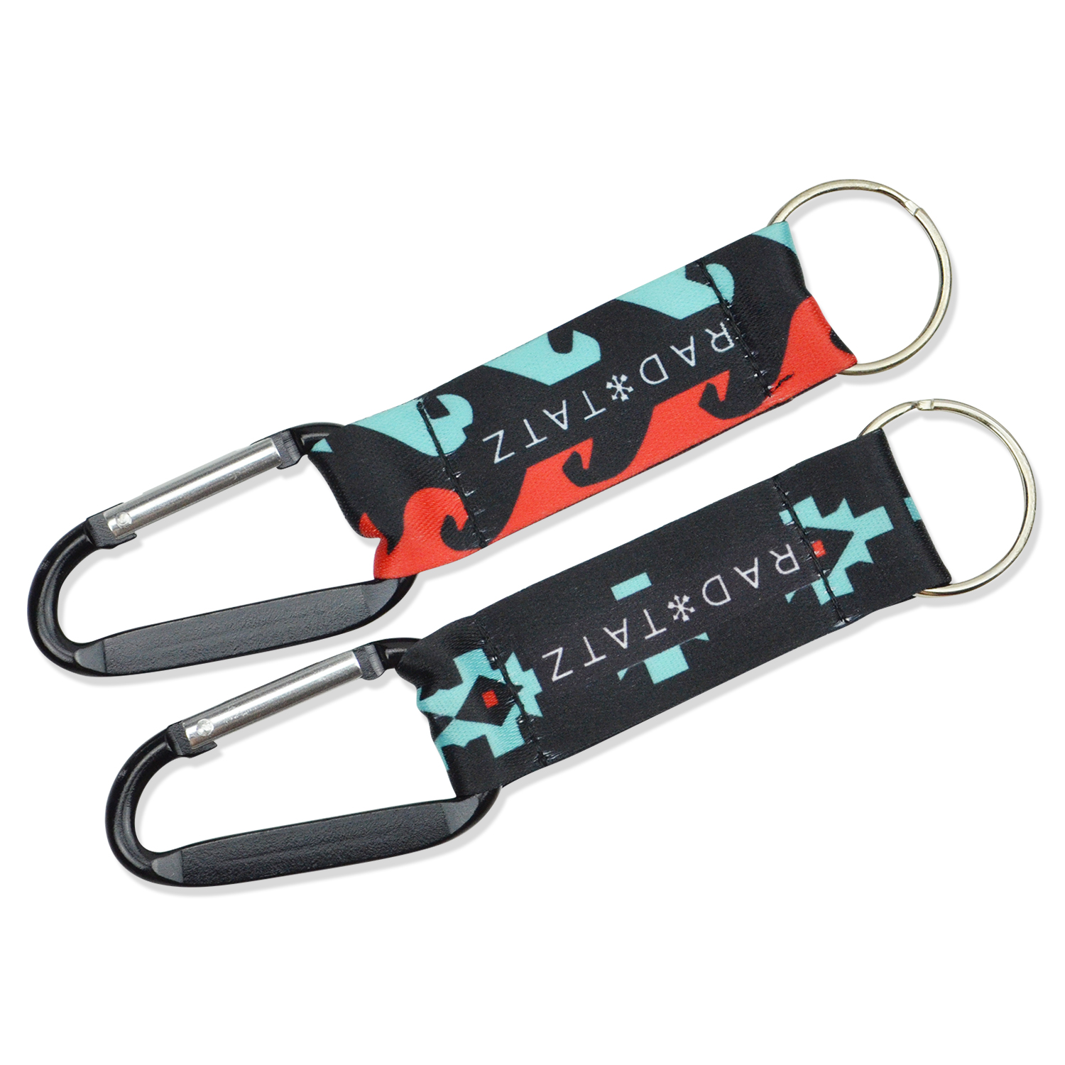 Professional Manufacturer Custom Stylish Short Lanyard Keychain With Olecranon Hook