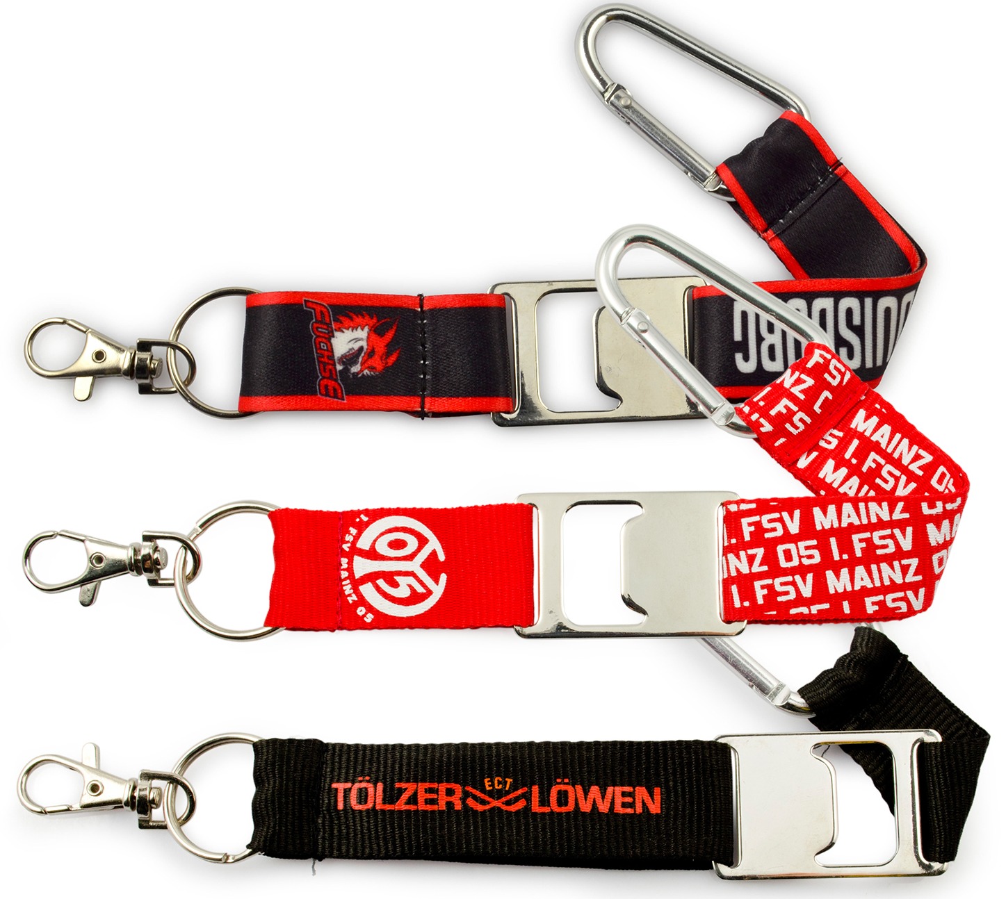 Factory Custom Lanyard Keychain Short Keychains Lanyards With Bottle Opener