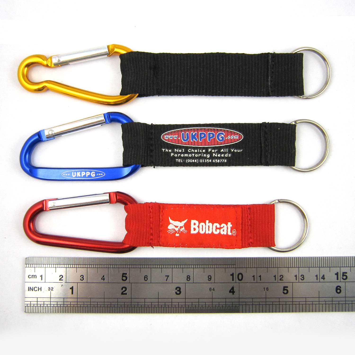 Personalized Luxury Carabiner Keychain Short Strap Lanyard Key Chain With Custom Logo