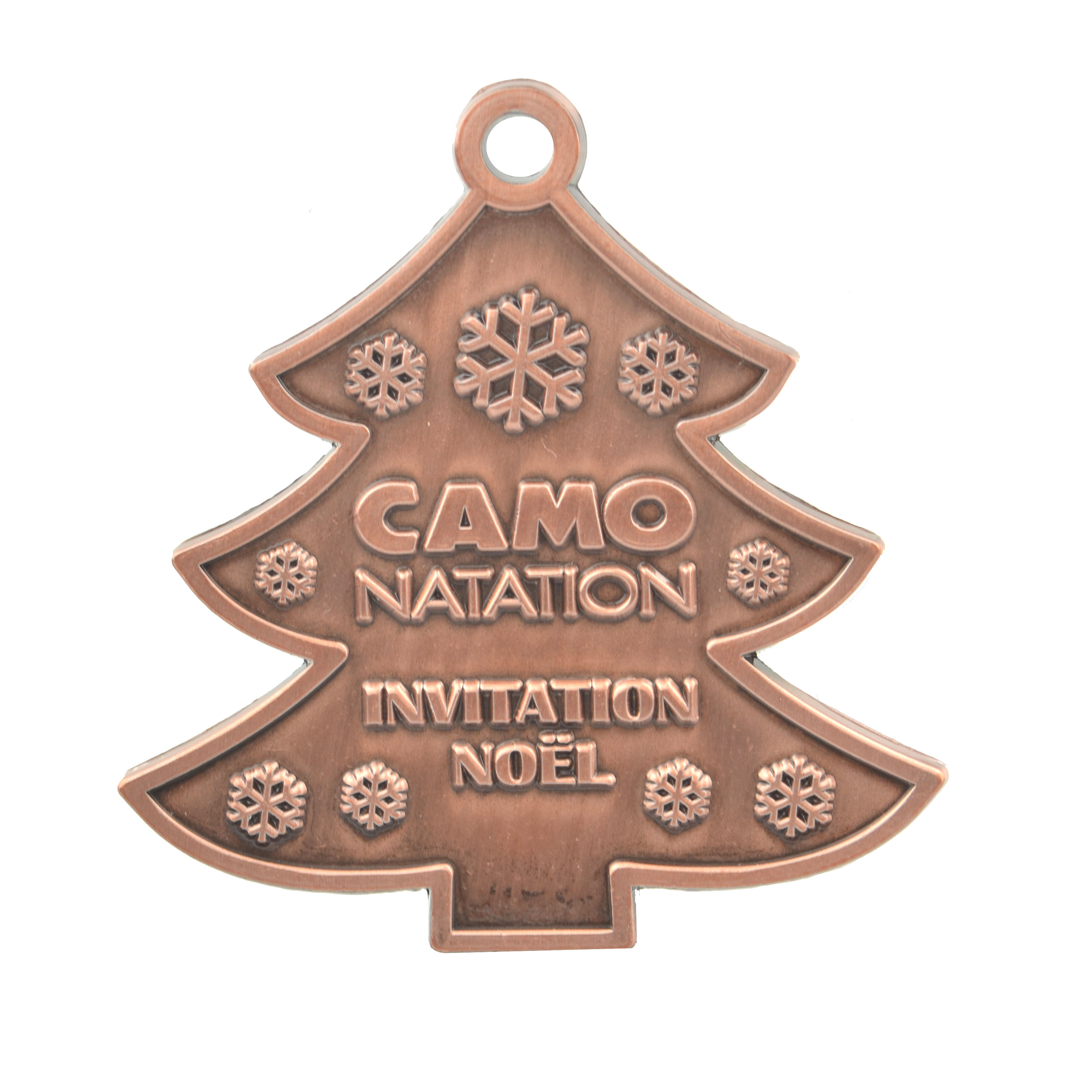 No Minimum Medals Manufacture Design Christmas Tree 2D Marathon Sport Medal For Awards