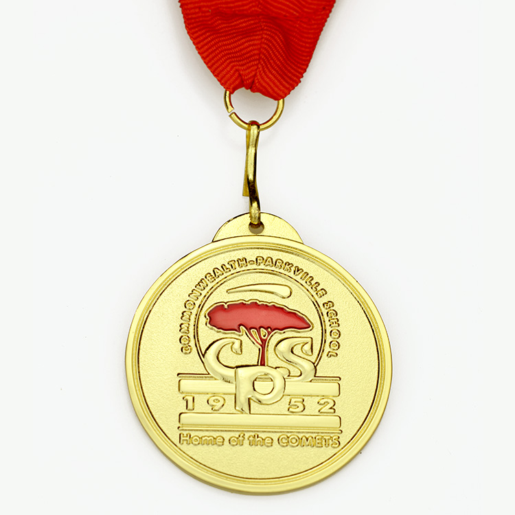 Personalized 3D Custom Gold Bronze Sports Medal Die Casting Soft Enamel Championship Awards