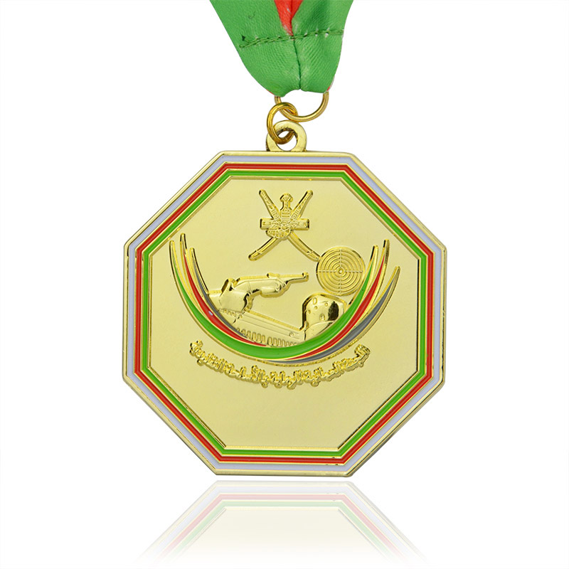 Factory Free Design Custom Metal Medal Antique Gold Silver Bronze Award Marathon Running Medals