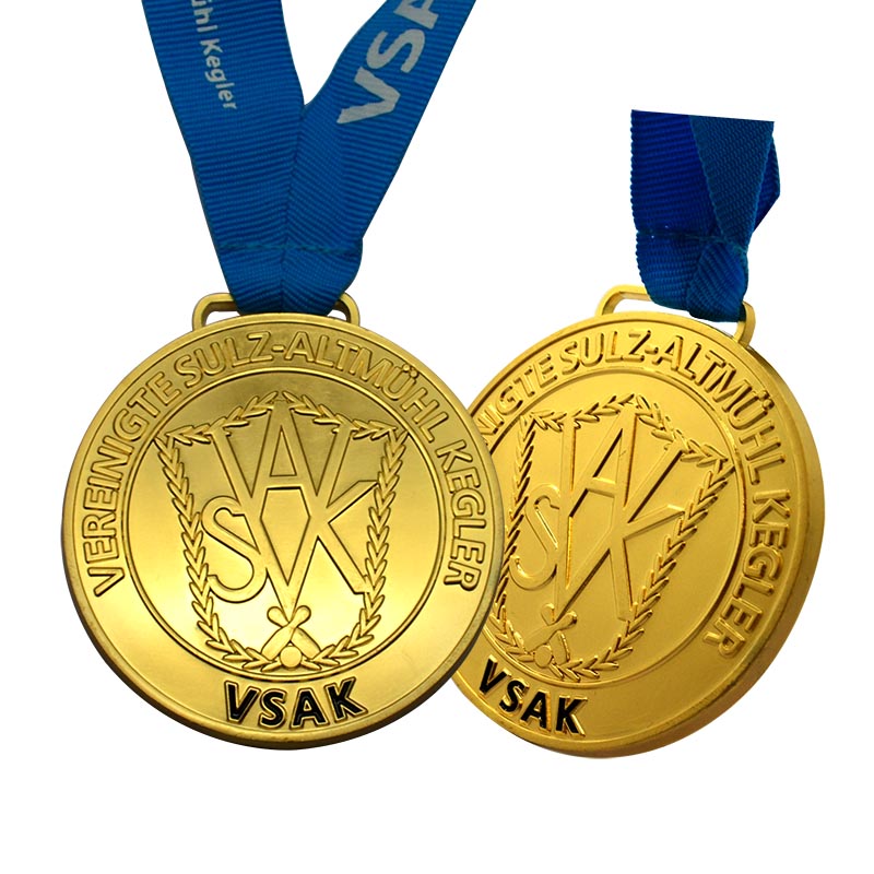 Personalized medals Manufactures Bespoke Gold Award Metal Sport Custom Medal