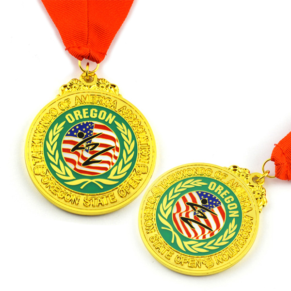 Wholesale Metals Gold Custom Award Commemorative Medal For Gifts