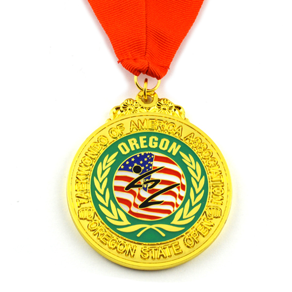 Wholesale Metals Gold Custom Award Commemorative Medal For Gifts