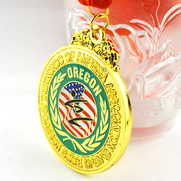 Wholesale Metals Gold Custom Award Commemorative Medal For Gifts