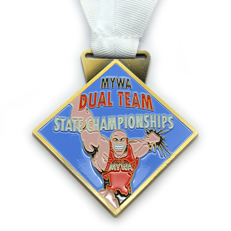 Oem Odm Factory Wholesales Customized Logo Sports Metal Medal Sports Medals And Ribbons