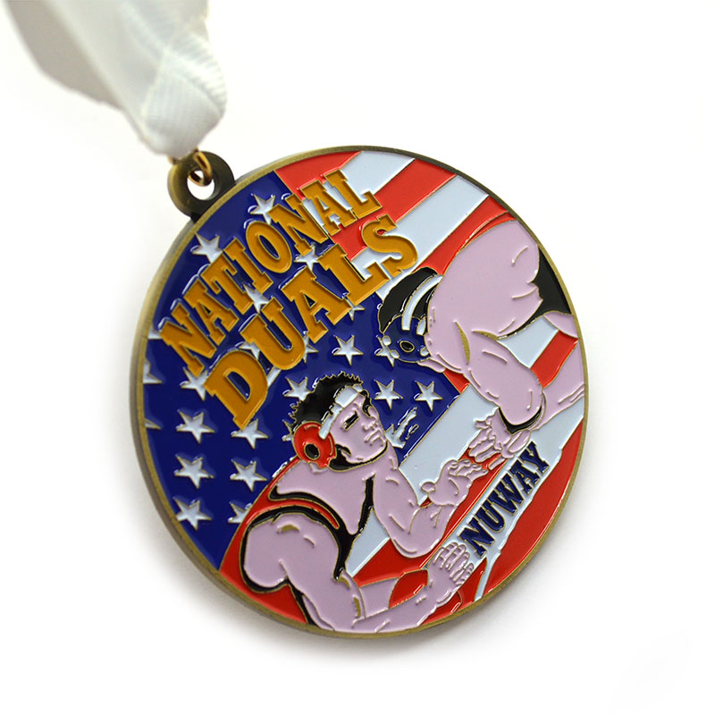 Oem Odm Factory Wholesales Customized Logo Sports Metal Medal Sports Medals And Ribbons