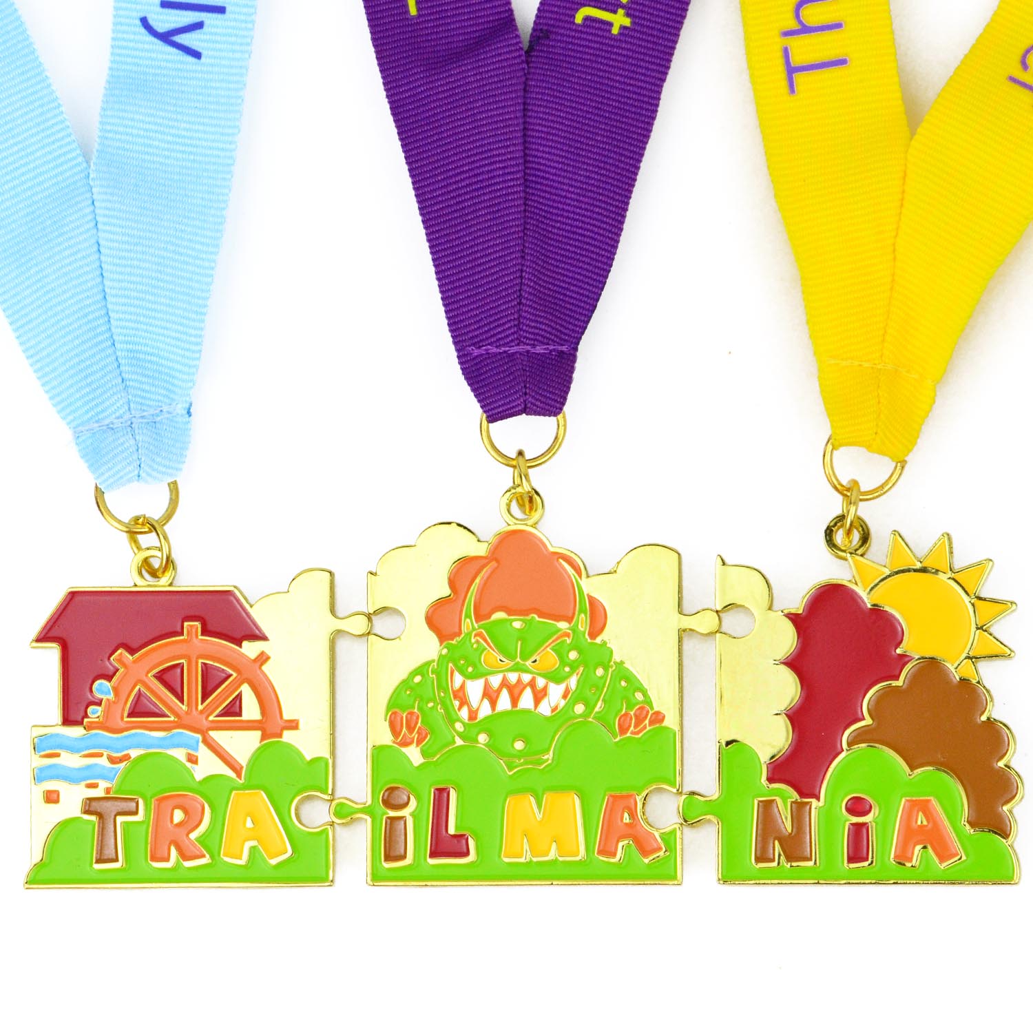 Customized Newly Design 3D Medals Gold Star Award Souvenirs Sports