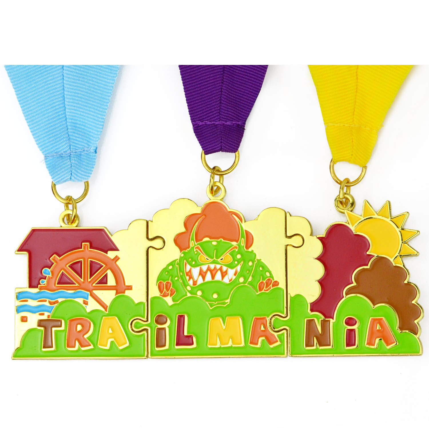 Customized Newly Design 3D Medals Gold Star Award Souvenirs Sports