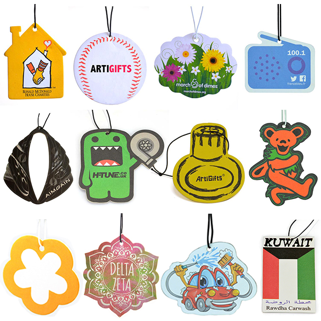 Wholesale Car Air Freshener Hanging Paper Accessories Promotional Gifts For Men Women