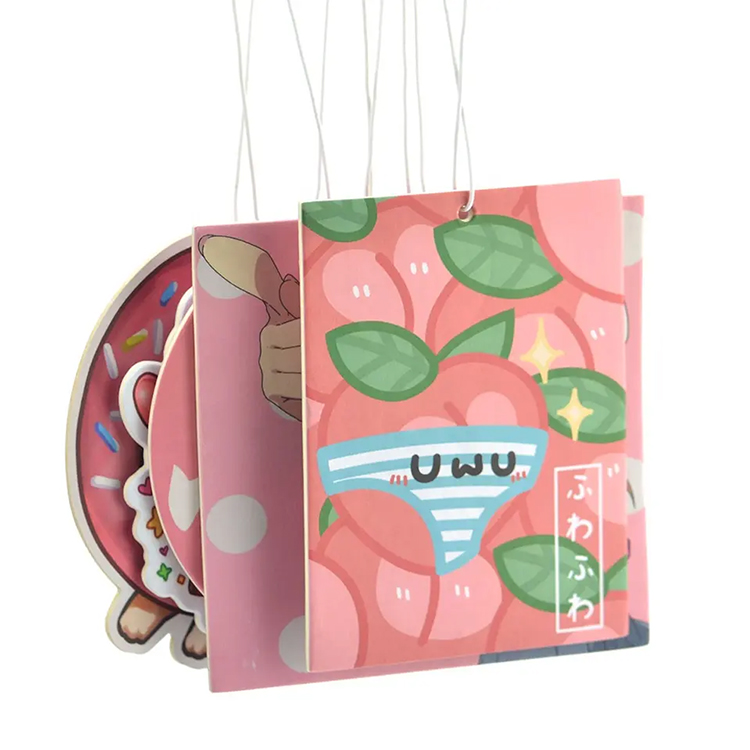 Wholesale Car Air Freshener Hanging Paper Accessories Promotional Gifts For Men Women