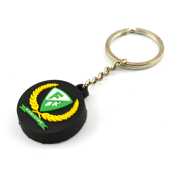 Customized Cute Soft PVC Rubber Key Ring Silicone KeyChains Promotional