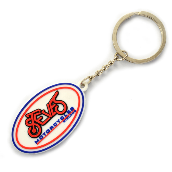 Customized Cute Soft PVC Rubber Key Ring Silicone KeyChains Promotional