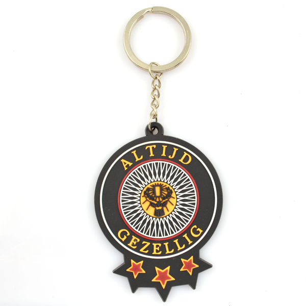 Wholesale Manufacturers Fashion PVC Key chain Rubber Keychains Custom Logo