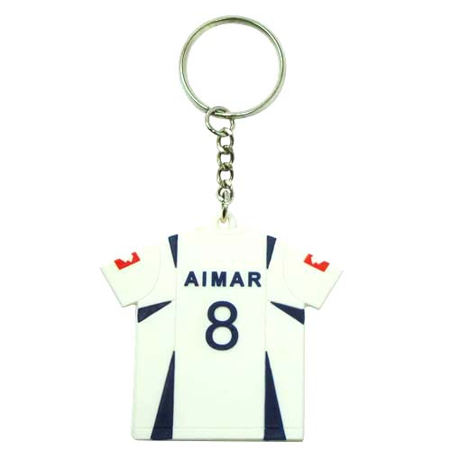 Custom Logo 2D/3D Clothes Shape Rubber Pvc Key Chain Silicone Keychains For Promotion Gifts