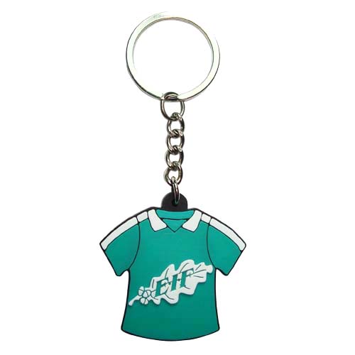 Custom Logo 2D/3D Clothes Shape Rubber Pvc Key Chain Silicone Keychains For Promotion Gifts