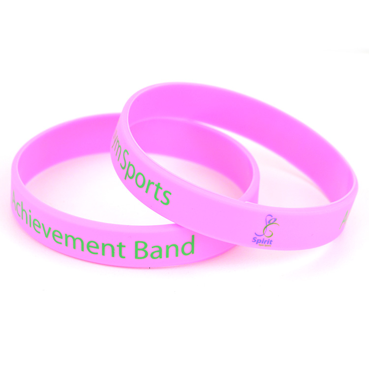 Factory Customized With logo Wristband Silicone Rubber Wristbands Printing Bracelets