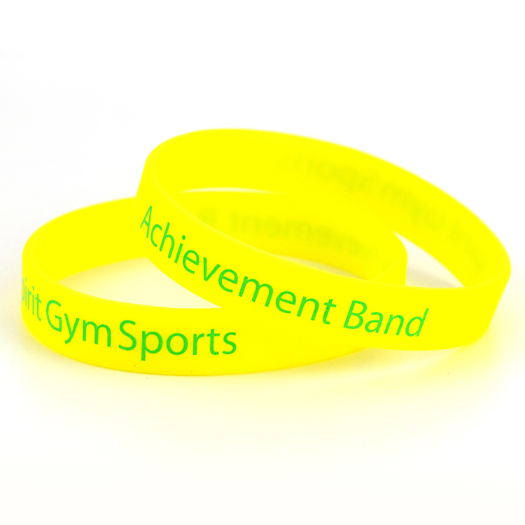 Factory Customized With logo Wristband Silicone Rubber Wristbands Printing Bracelets