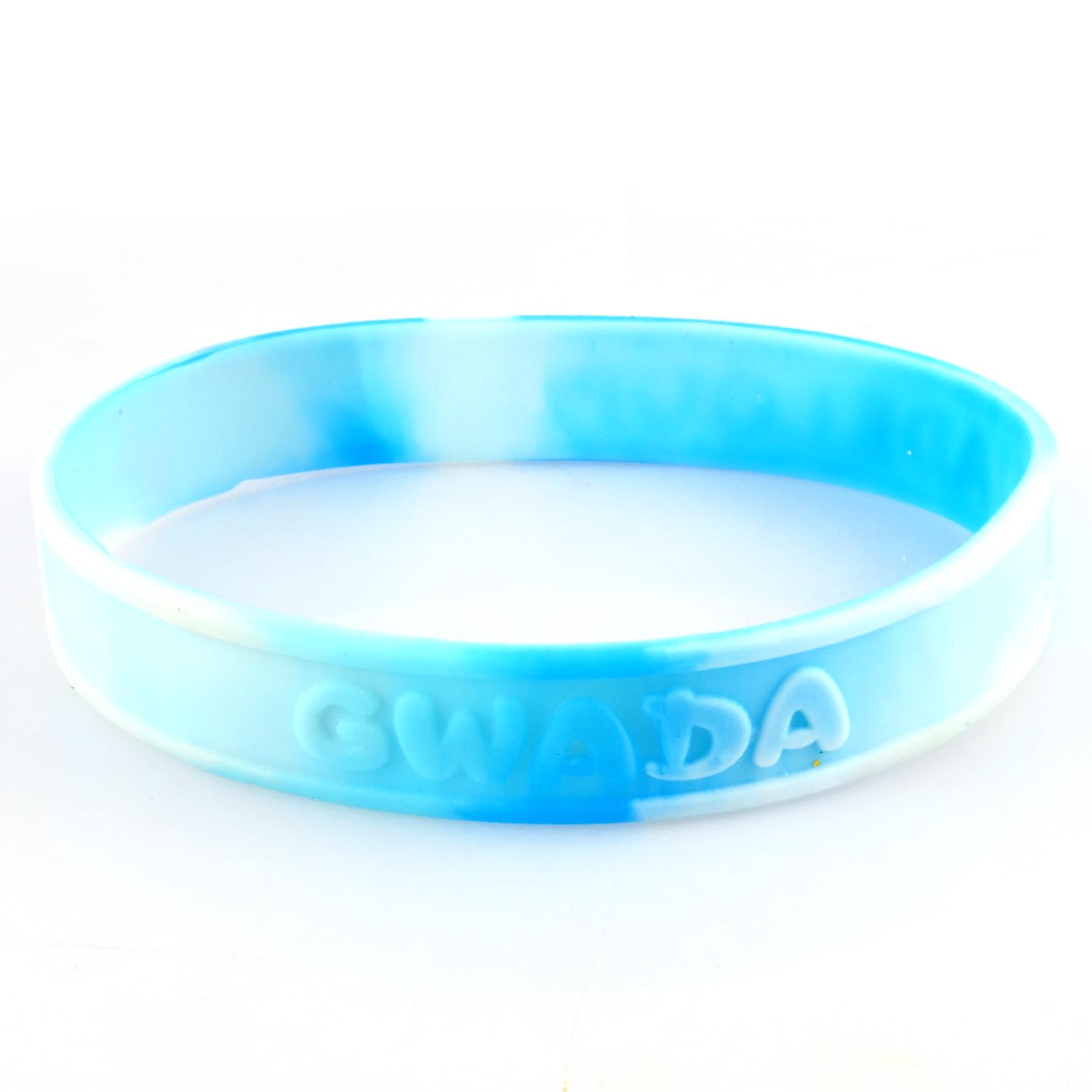 Customized New Multi color Free Size Print Silicone Lucky Hand Bracelet