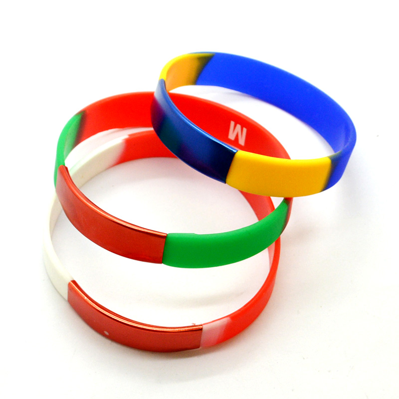 Personalized Design Logo Festival Gifts Silicone Wristband Custom