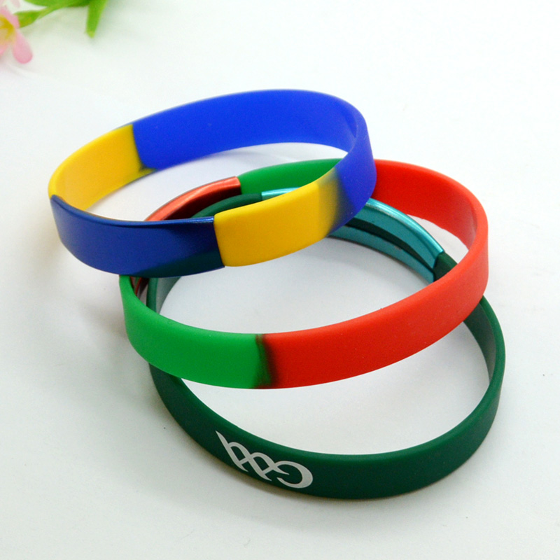 Personalized Design Logo Festival Gifts Silicone Wristband Custom