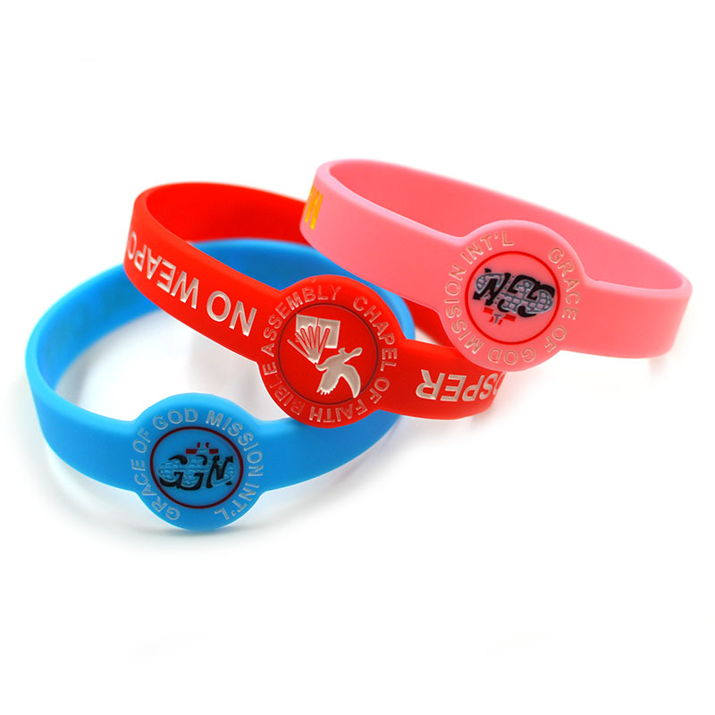 OEM Fashion Silicone Bracelets Rubber Wrist Bands Promotional Gifts