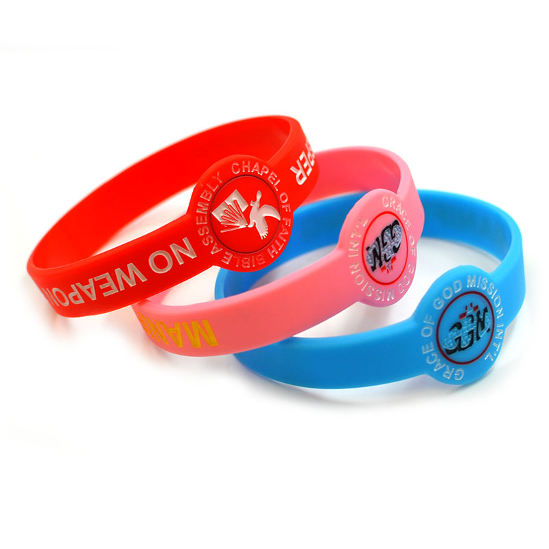 OEM Fashion Silicone Bracelets Rubber Wrist Bands Promotional Gifts