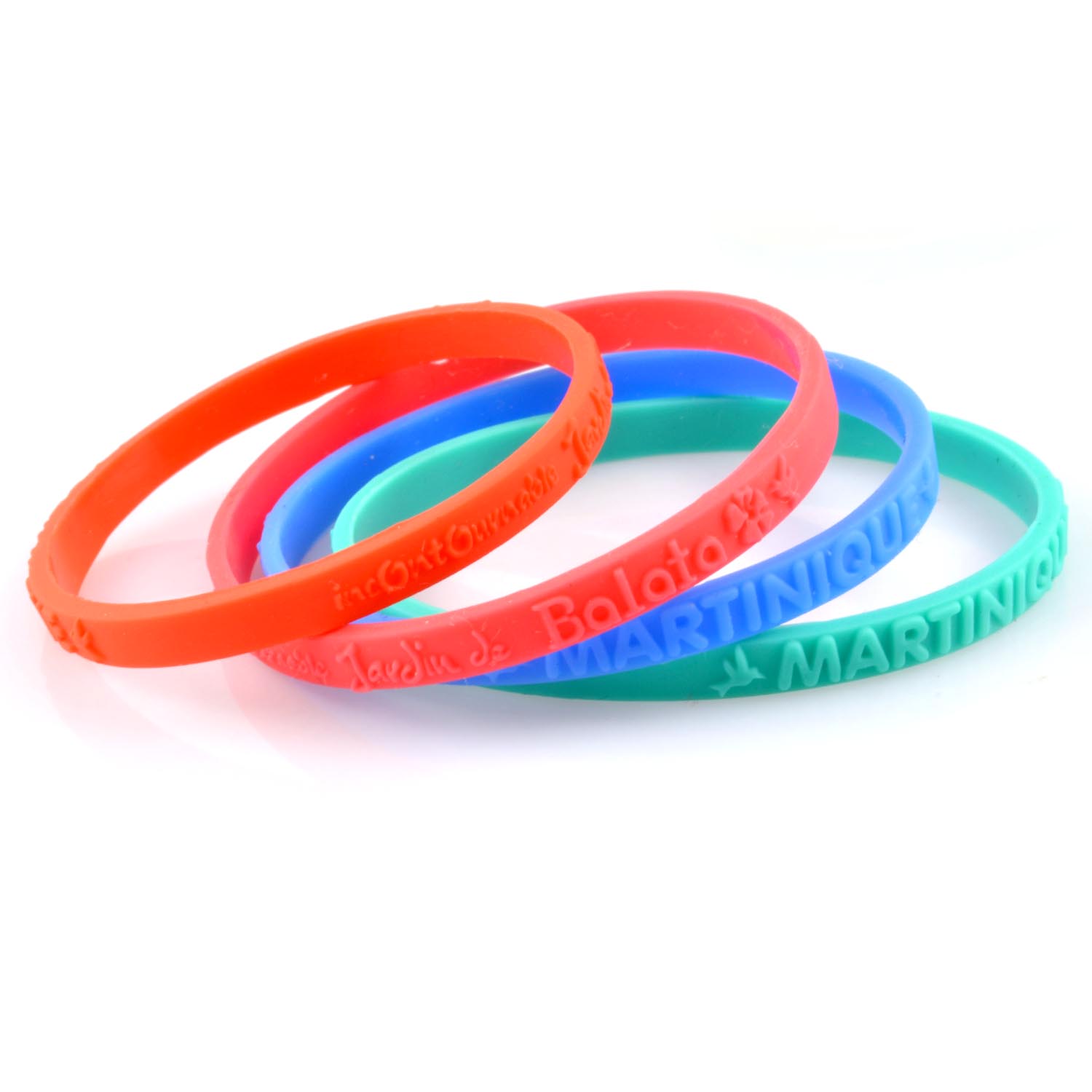 Factory Personalized Design Thin Bracelets Silicone Wristband With Logo