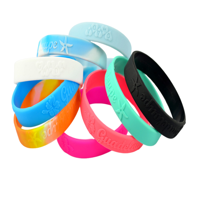 Manufacturer Custom Waterproof Bracelet Sports Fashion Silicon Wristband