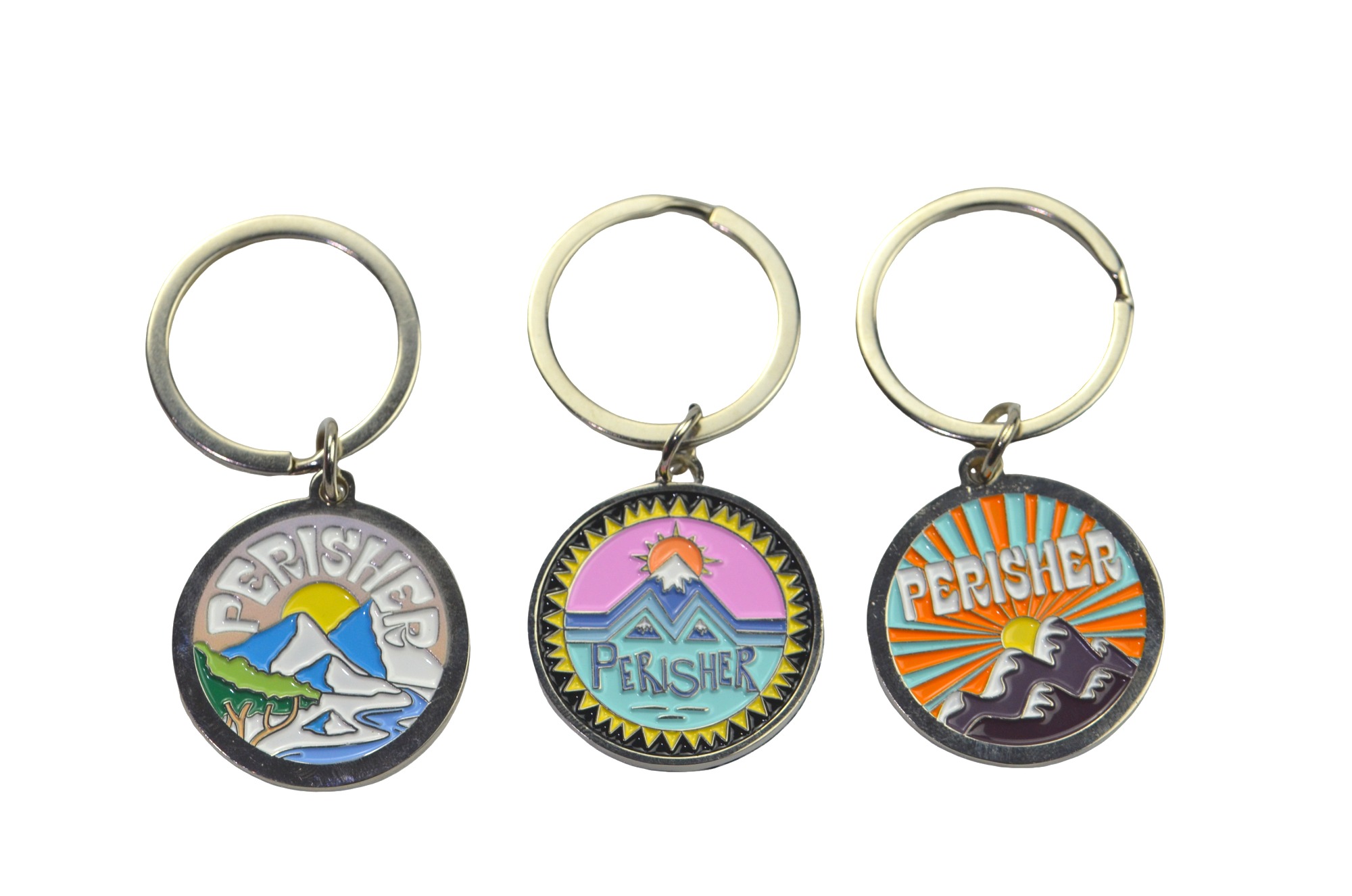 Custom Logo Promotional Metal Keychain For Keyring