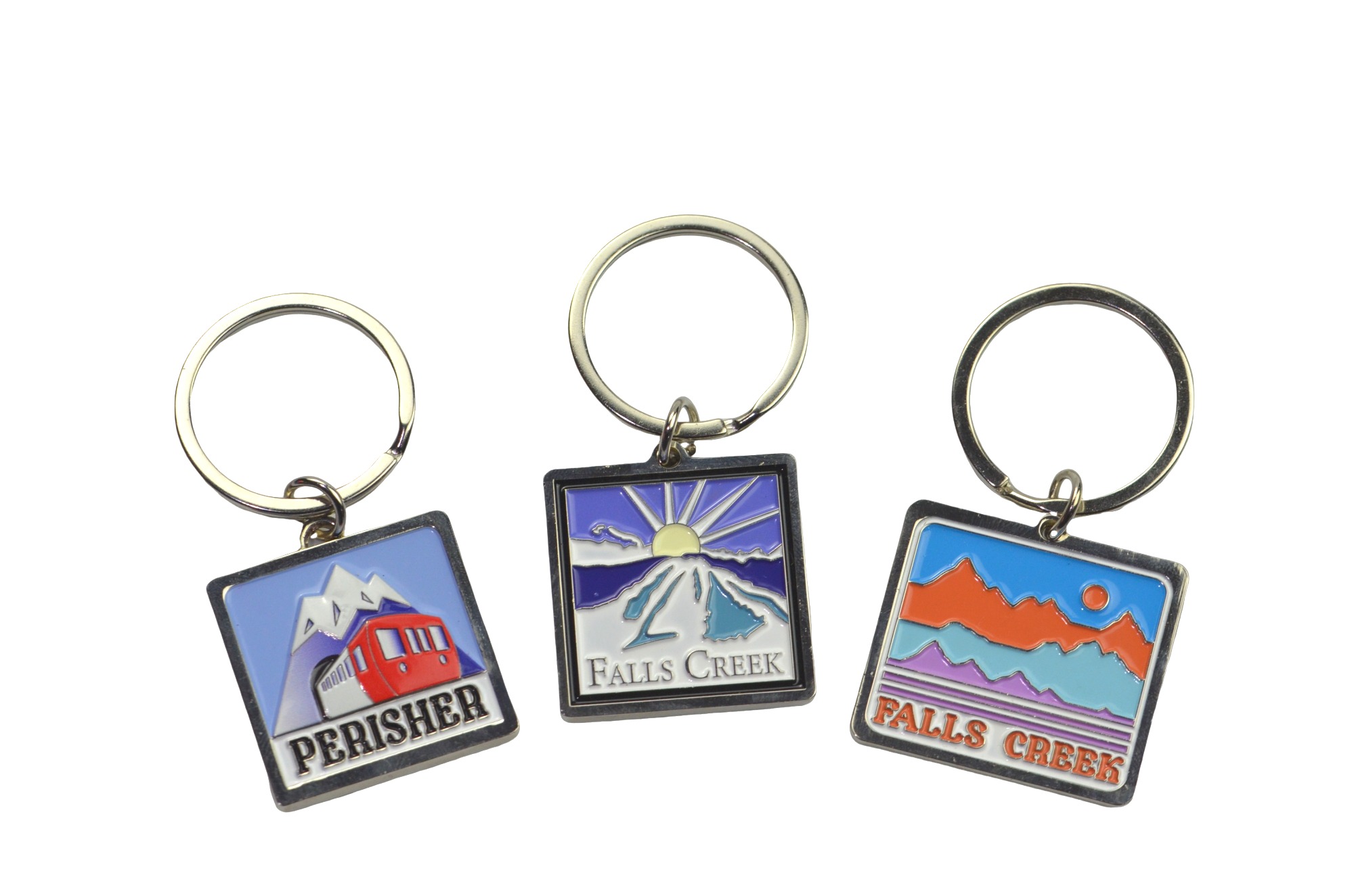 Custom Logo Promotional Metal Keychain For Keyring