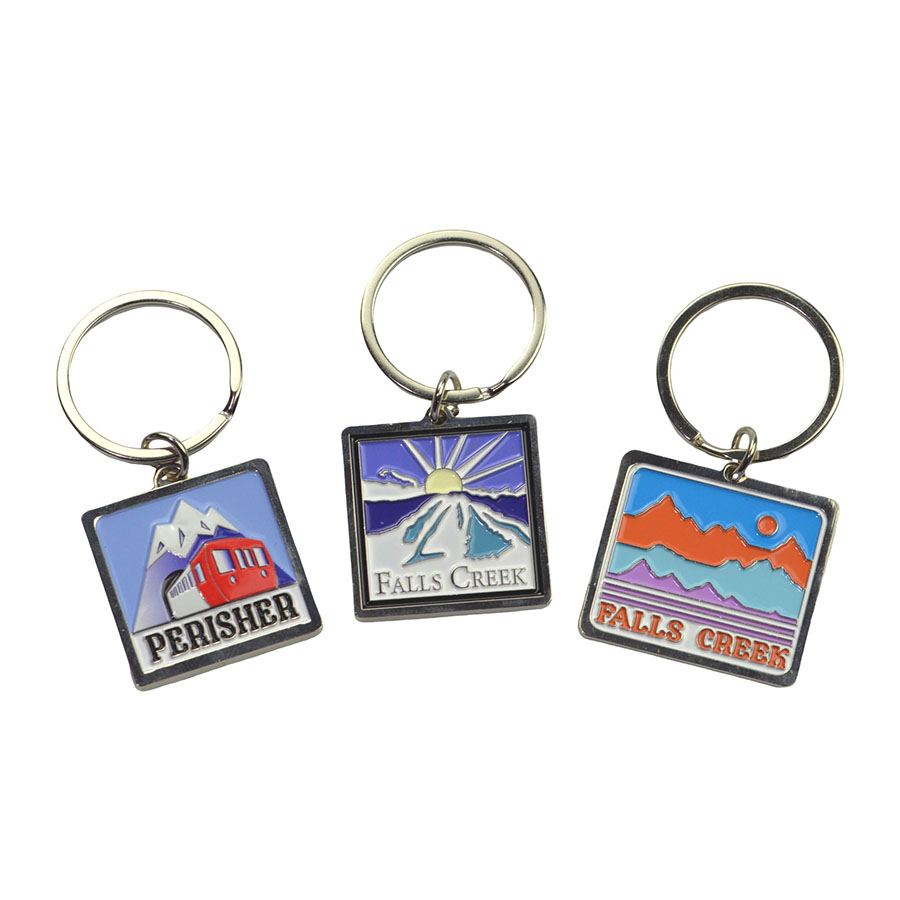 Personalized Custom Metal Keychain Designed Your Logo Key Chain Promotional Keyring