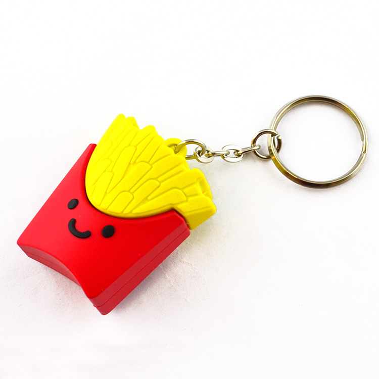 Custom Logo Embossed Rubber Soft PVC 3D 2D Print Key Chains Personalized  Key Chain Silicon Charms Keychains