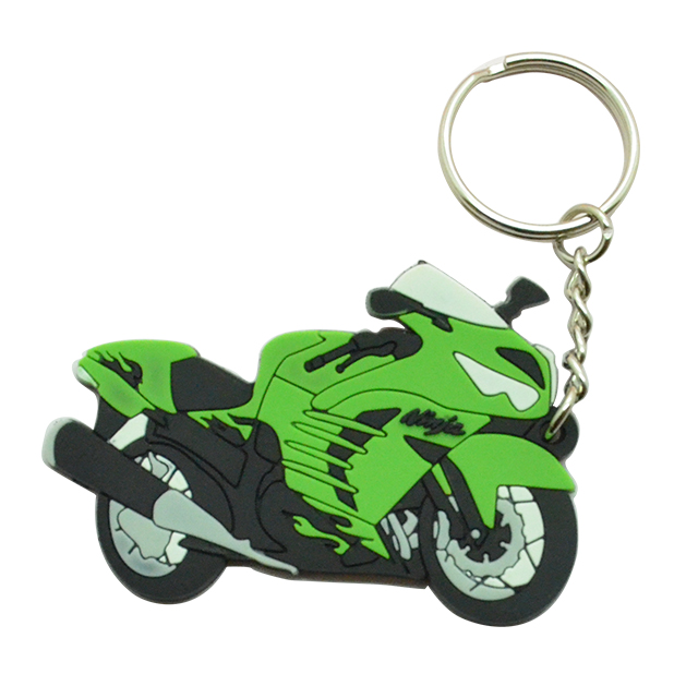 OEM Custom Logo Promotional Keychains Soft 2D 3D PVC Keychain Motorcycle Rubber Key Chain