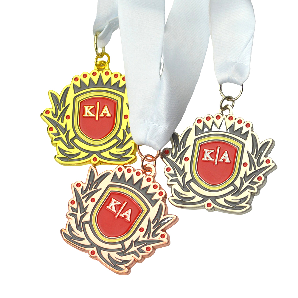 Factory Design Your Own Blank Zinc Alloy 3D Gold Award Marathon Running Custom Sport Metal Medal