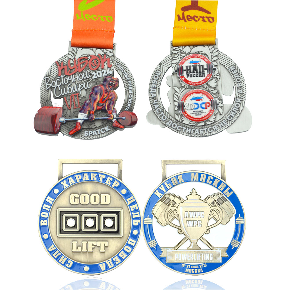 Factory Design Your Own Blank Zinc Alloy 3D Gold Award Marathon Running Custom Sport Metal Medal