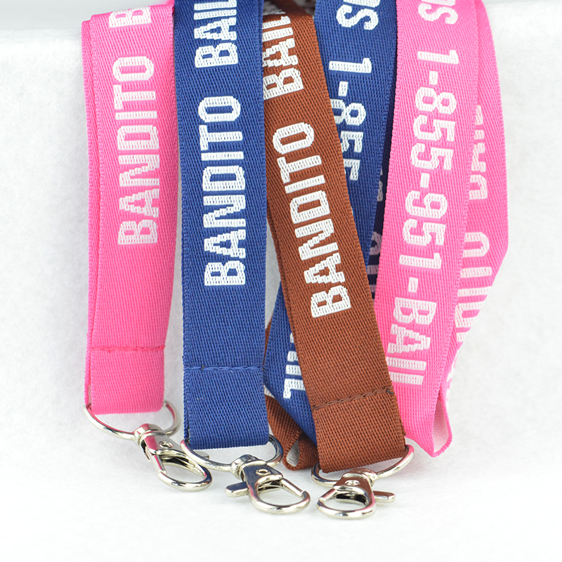 2025 Customized Design Logo Lanyards Strap Sublimation Custom Keychain Lanyard