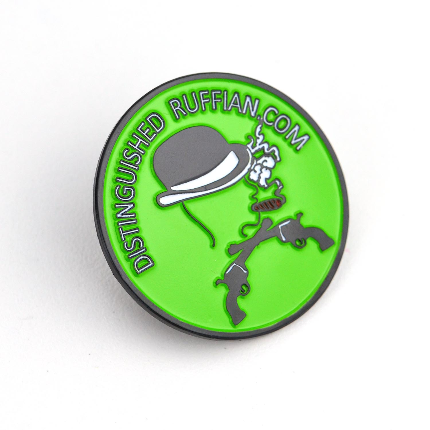 Wholesale Premium Metal Lapel Pins Craft Custom Logo Green Anime Enamel Pin Badge