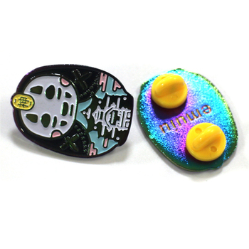 OEM Manufacturing Factory Wholesale Cute Badge Souvenirs Hard Enamel Lapel Pin