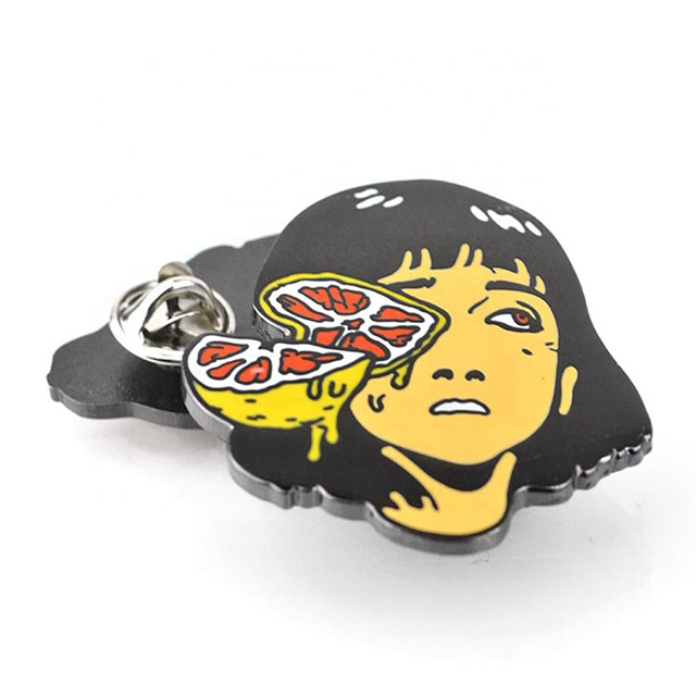 Factory Wholesale 3D Soft Enamel Pin Logo Badge Custom Metal Security Souvenir for Clothes Cap
