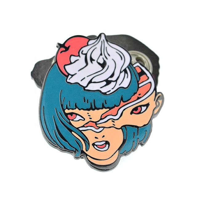Factory Wholesale 3D Soft Enamel Pin Logo Badge Custom Metal Security Souvenir for Clothes Cap