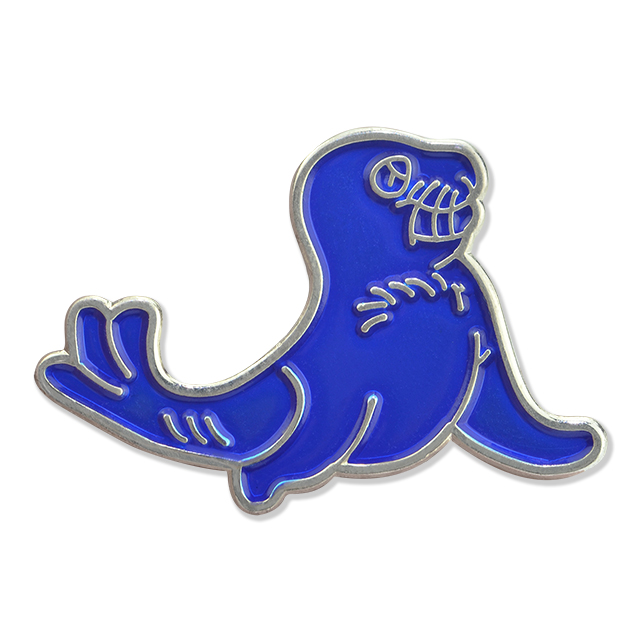 Factory Custom Logo Printed School Safety Pins Badge Free Sample Cartoon Animal Pins