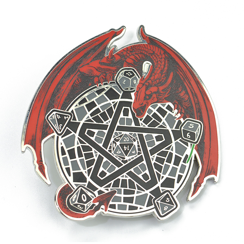 Wholesale High Quality Metal Enamel Pins Custom-shaped Cartoon Anime UV Printed Pins Manufacturer