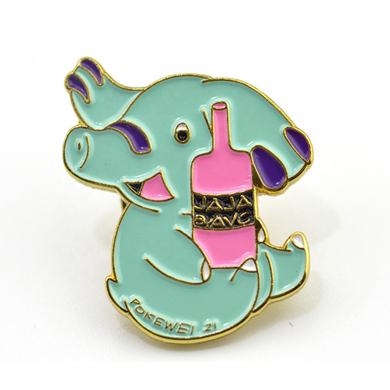 Custom Logo Hard Enamel Pin Metal for Lapel Pin Badge Sports Gift Chinese New Year Father's Day