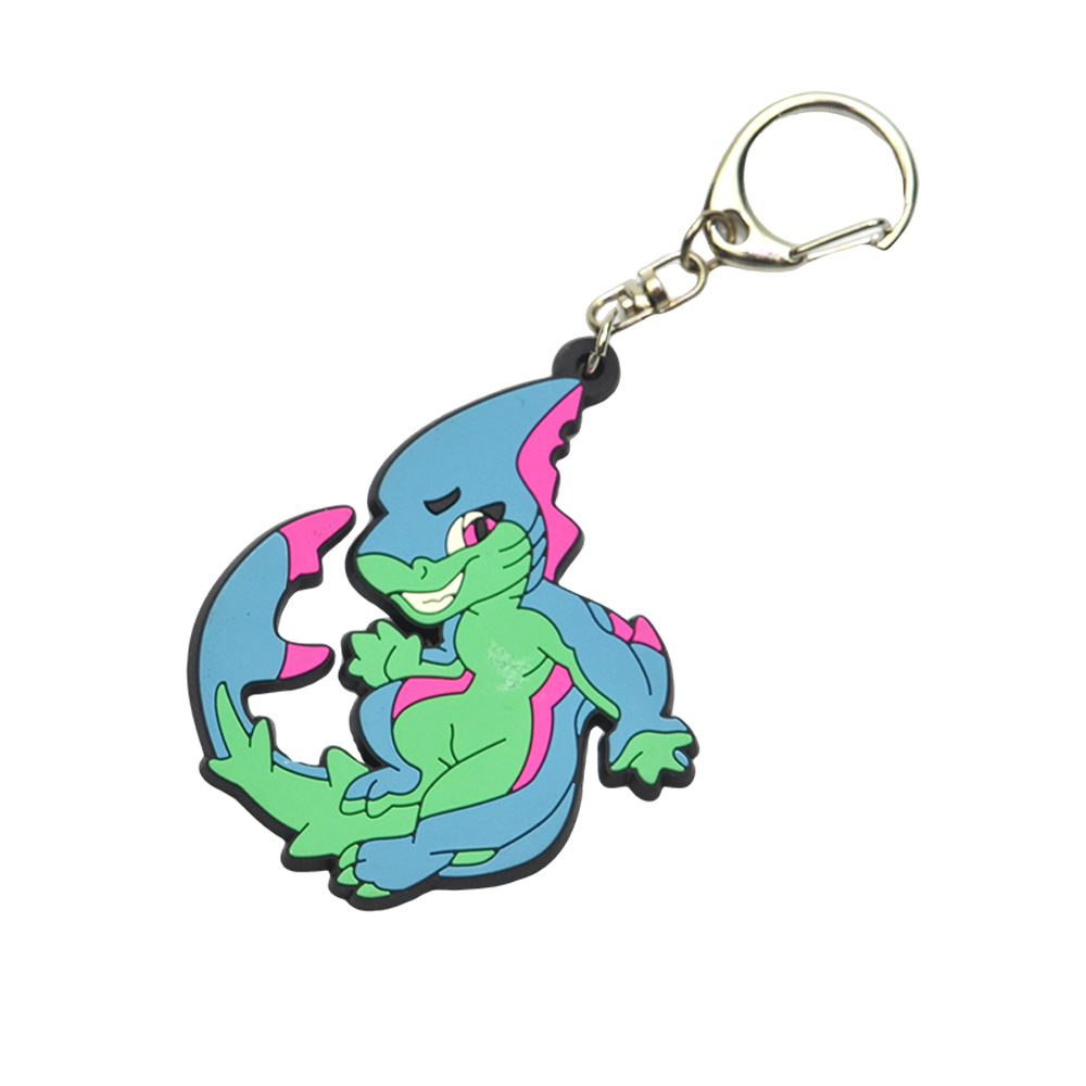 Custom Soft PVC Keychain Promotional Gift Key Ring with Custom Logo Wholesale 2D PVC Keychain